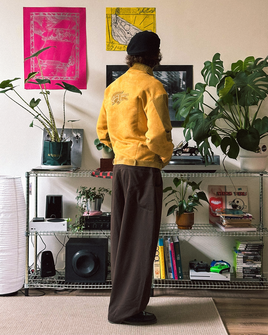 VESTE REWORKED JAUNE