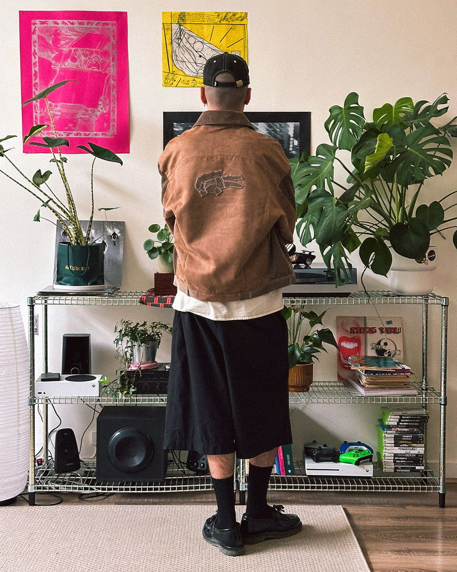 VESTE REWORKED CARAMEL