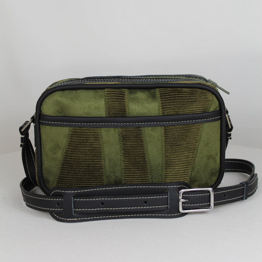 SACOCHE BANDOULIÈRE REWORKED KAKI