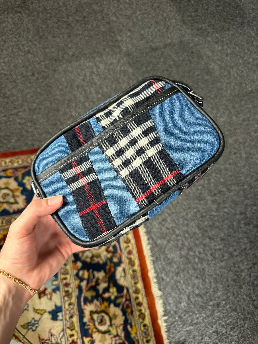 SACOCHE BANDOULIÈRE REWORKED BURB JEAN BLEU