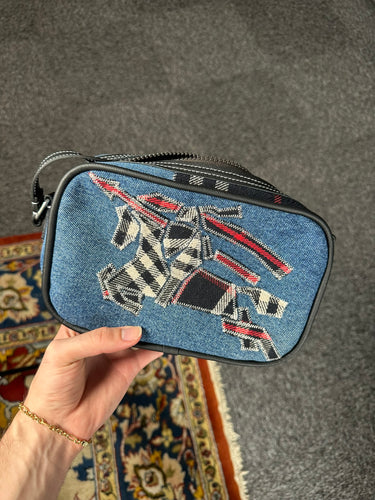 SACOCHE BANDOULIÈRE REWORKED BURB JEAN BLEU