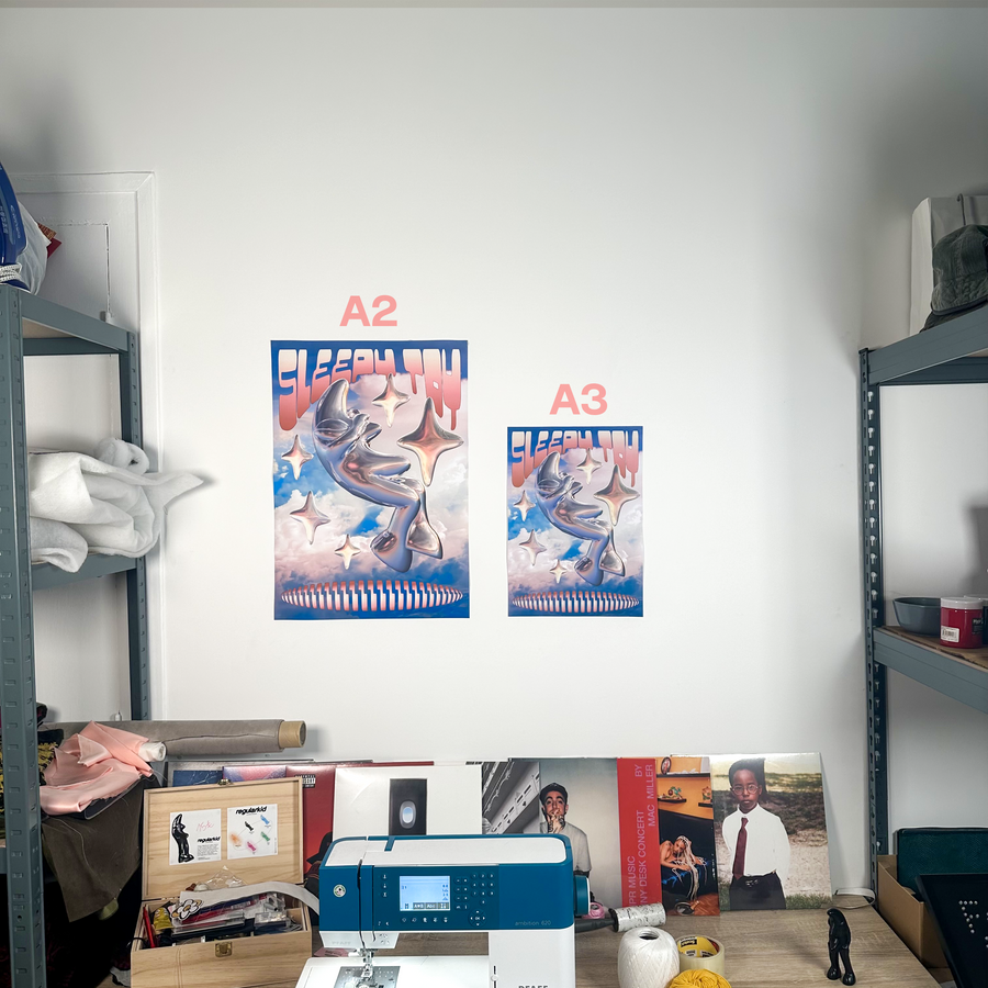 Affiche Bleu Regularkid