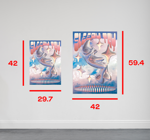 Affiche Bleu Regularkid